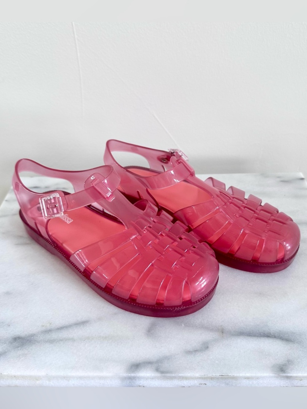 Mini Melissa- Girls Jelly Sandals, Size 1, Great Condition